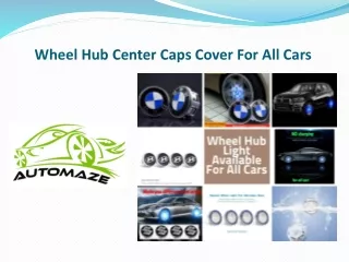 Car Tyre Wheel Hub Centre Cap Cover with led for all cars