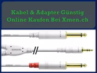 Kabel & Adapter Günstig Online Kaufen Bei Xmen.ch