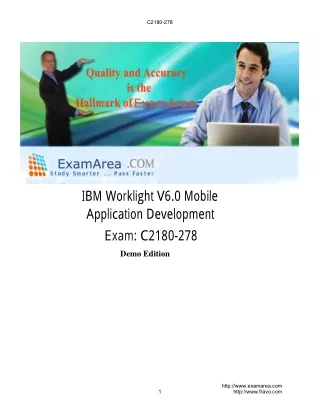 C2180 278-q&amp;a-demC2180-278 - IBM Worklight V6.0 Mobile Application Developmento-exam area