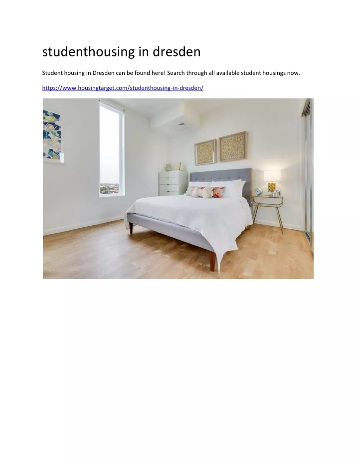 studenthousing in dresden