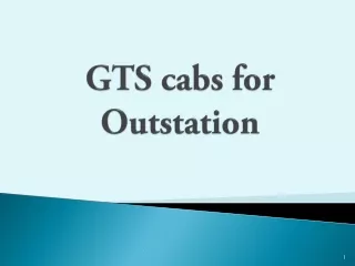 Cab Service for Outstation - GTS Cab