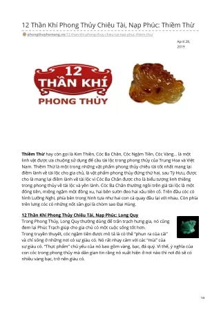 12 th n kh phong th y chi u t i n p ph c thi m th