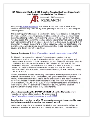 rf attenuator market 2020 ongoing trends business
