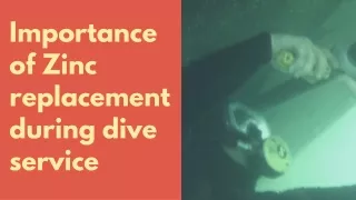 importance of zinc replacement during dive service