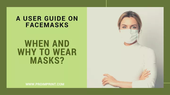 a user guide on facemasks