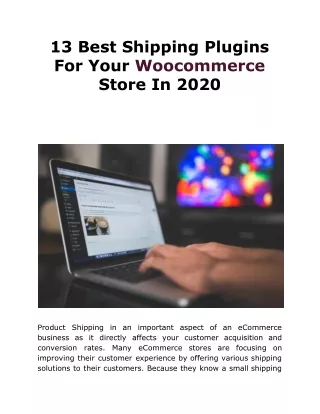 13 best shipping plugins for your woocommerce