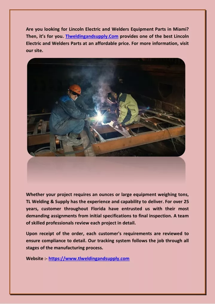 are you looking for lincoln electric and welders