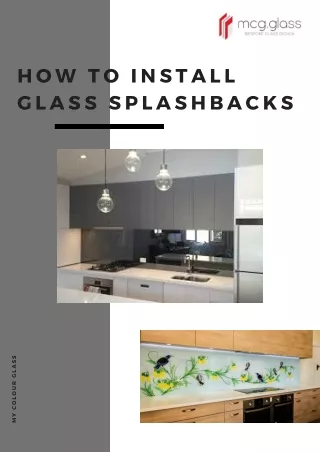 Know About How to Install Glass Splashbacks