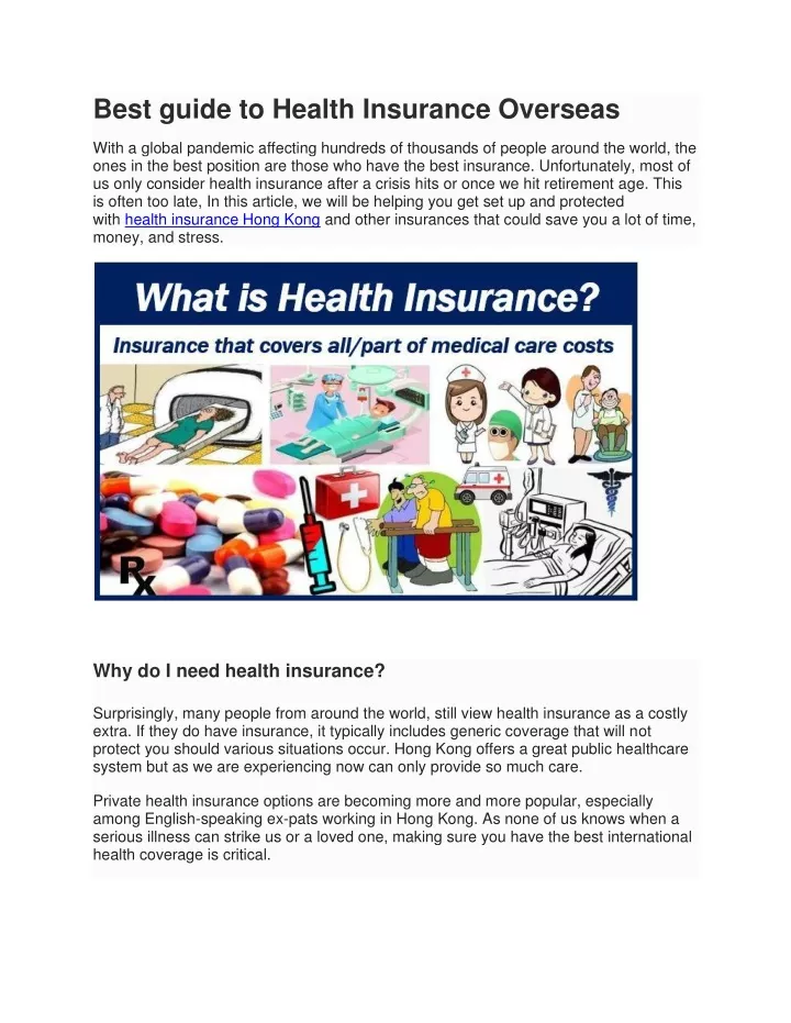 best guide to health insurance overseas