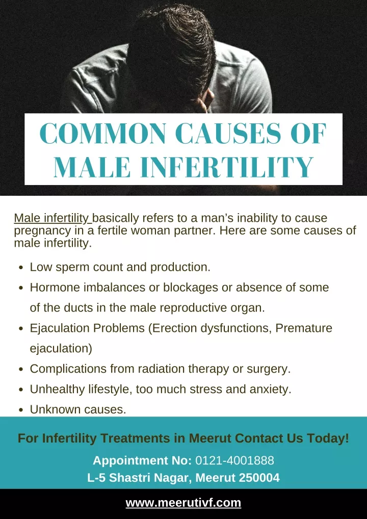 common causes of male infertility