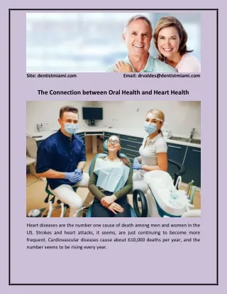 The Connection between Oral Health and Heart Health