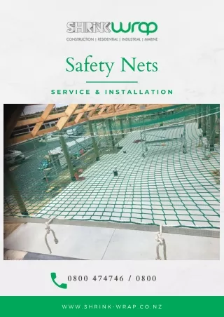 Safety Net Installation Service in Christchurch | NZ | Shrink – Wrap
