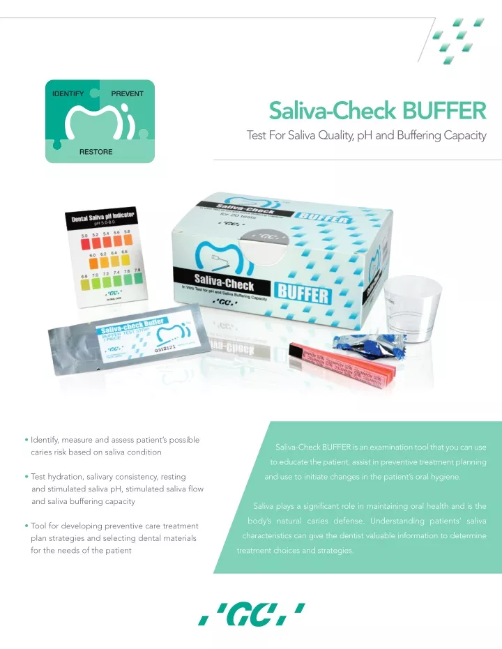 saliva check buffer test for saliva quality