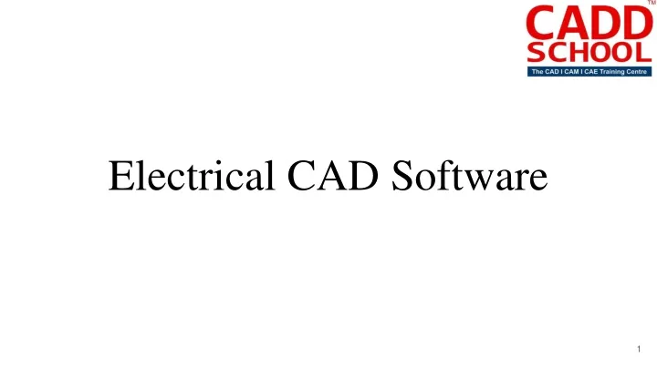 electrical cad software