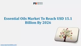 essential oils market to reach usd 15 1 billion