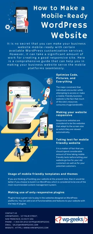 how to make a mobile ready wordpress website