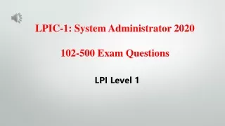lpic 1 system administrator 2020 102 500 exam