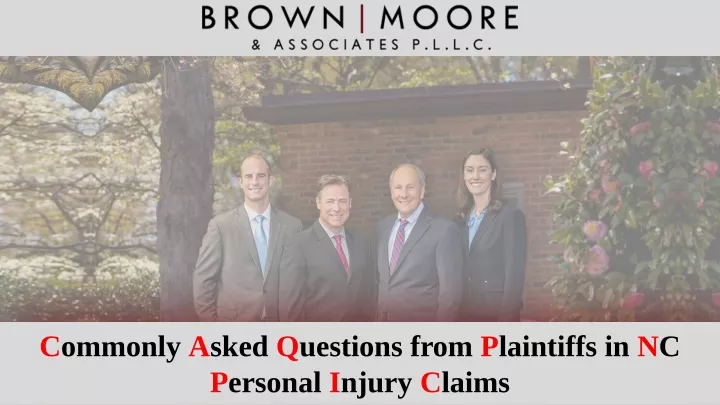 commonly asked questions from plaintiffs