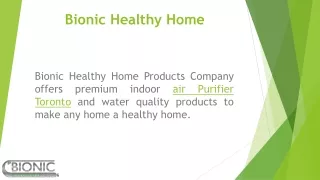 Healthy Home Products Company | Healthy Home Toronto
