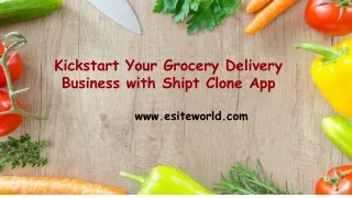 kickstart your grocery delivery business with
