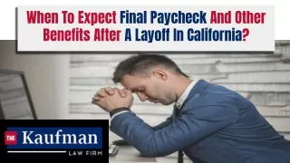 when to expect final paycheck and other benefits