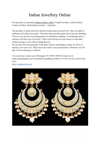 iindian jewellery online