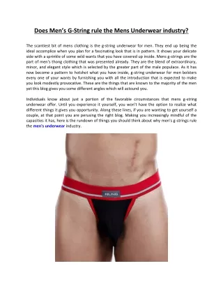 does men s g string rule the mens underwear