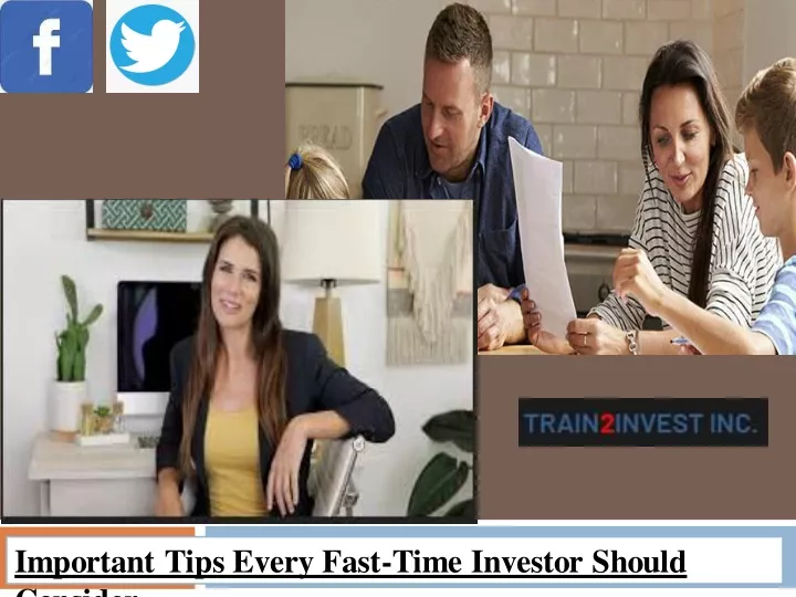 important tips every fast time investor should