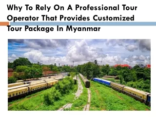 why to rely on a professional tour operator that