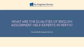 what are the qualities of english assignment help
