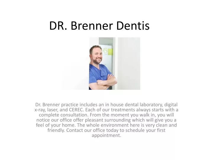 dr brenner dentis
