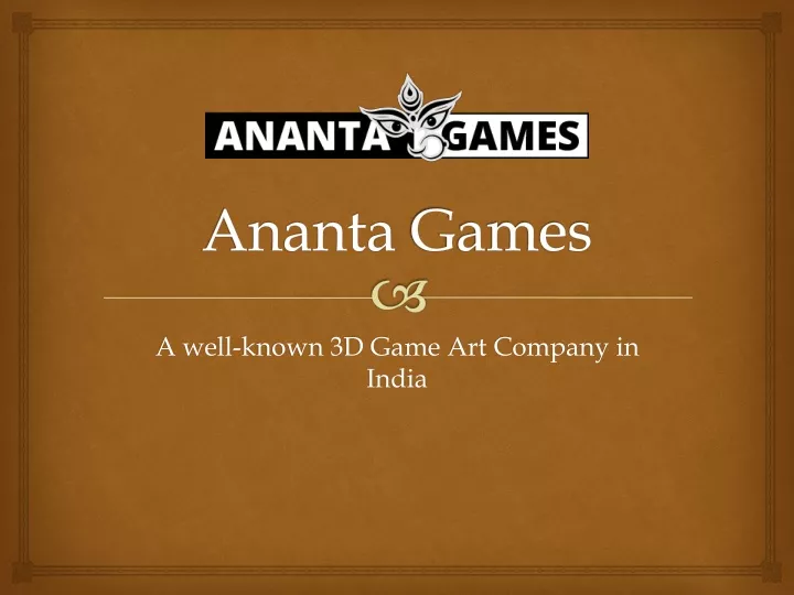 ananta games