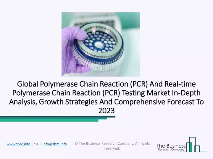 global polymerase chain reaction pcr and real