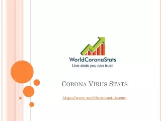 Corona Virus Stats