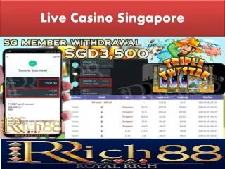Live Casino Singapore - RRich88