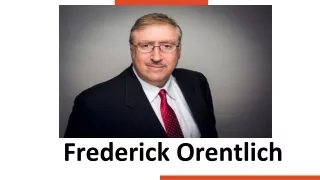 frederick orentlich