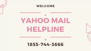 Yahoo Customer Care Phone Number 1855-744-3666