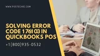 Solving Error Code 176103 in QuickBooks POS