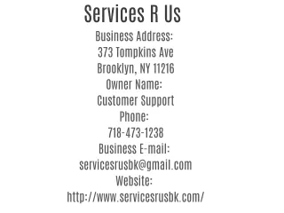 Services R Us