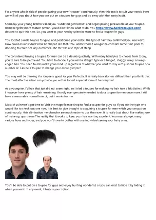 for anyone who is sick of people gazing your