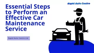 essential steps to perform an effective