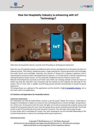 how the hospitality industry is enhancing with