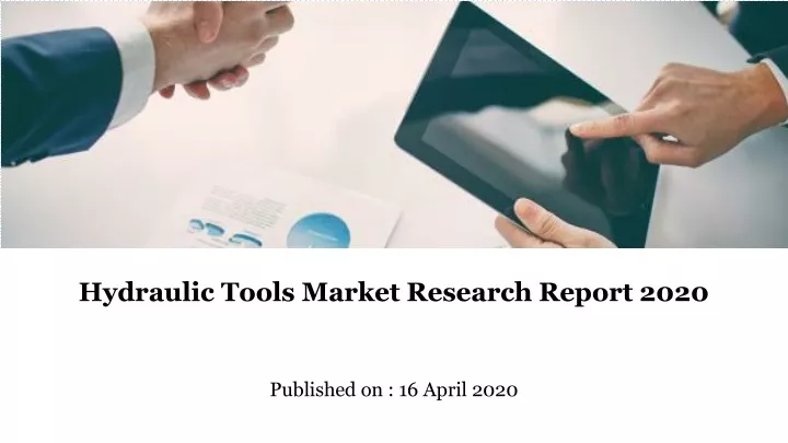 hydraulic tools market research report 2020