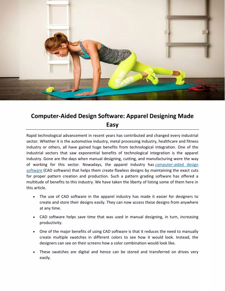 computer aided design software apparel designing