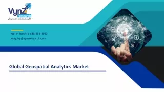 global geospatial analytics market