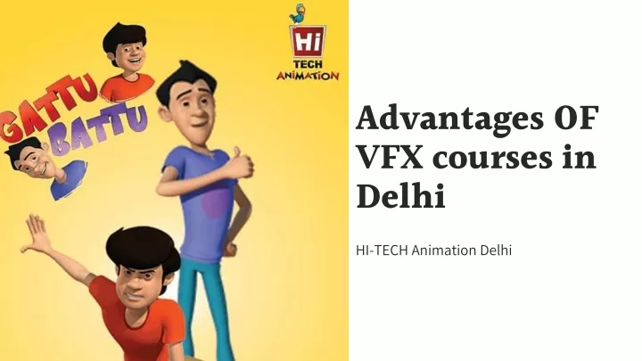 advantages of vfx courses in delhi