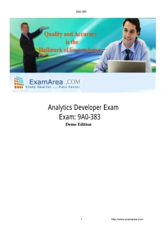 9A0-383 - Analytics Developer Exam Questions