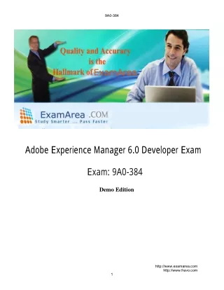 9A0-384 - Adobe Experience Manager 6.0 Developer Exam Questions