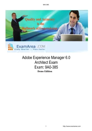 9A0-385 - Adobe Experience Manager 6.0 Architect Exam Questions