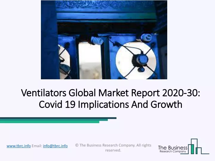 ventilators global market report 2020 ventilators